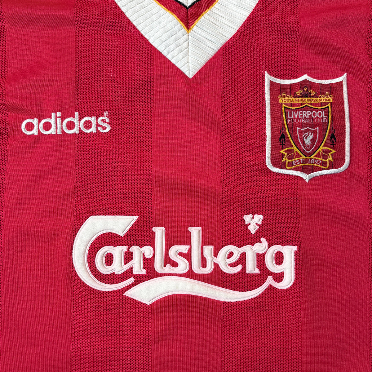 【正規品1995-1996 adidas Liverpool home FOWLER #23】