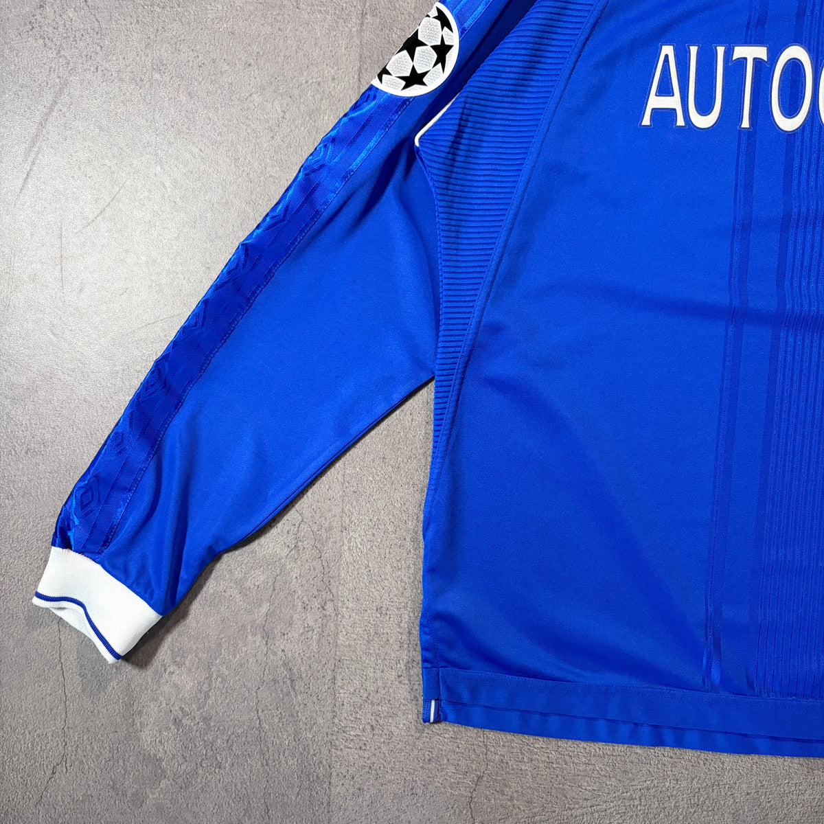 【正規品1999-2000 UMBRO Chelsea home UCL L/S ZOLA #25】