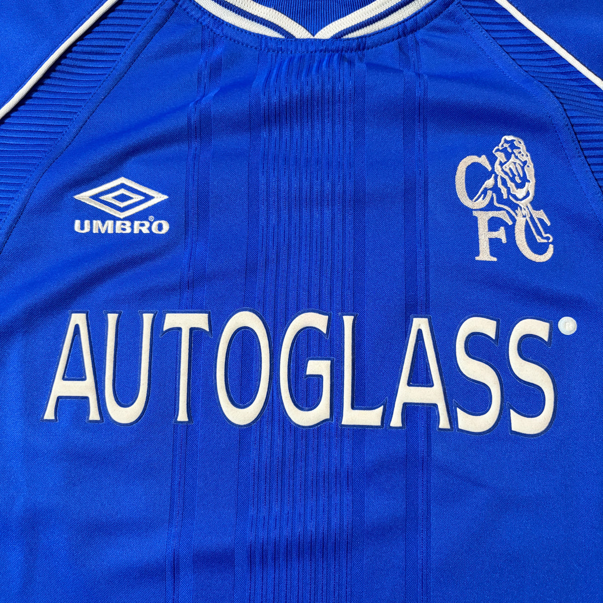 【正規品1999-2000 UMBRO Chelsea home UCL L/S ZOLA #25】