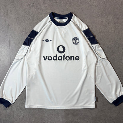 【正規品1999-2001 UMBRO Manchester United away  L/S shirt】