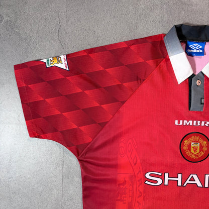 【正規品1996-1998 UMBRO Manchester United Home Beckham #10】