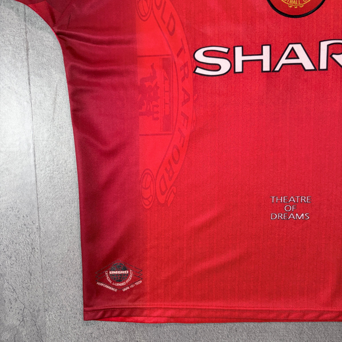 【正規品1996-1998 UMBRO Manchester United Home Beckham #10】