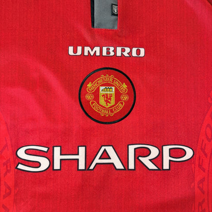 【正規品1996-1998 UMBRO Manchester United Home Beckham #10】