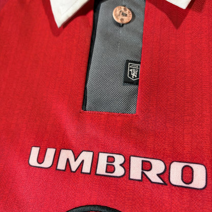 【正規品1996-1998 UMBRO Manchester United Home Beckham #10】