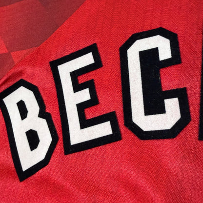 【正規品1996-1998 UMBRO Manchester United Home Beckham #10】