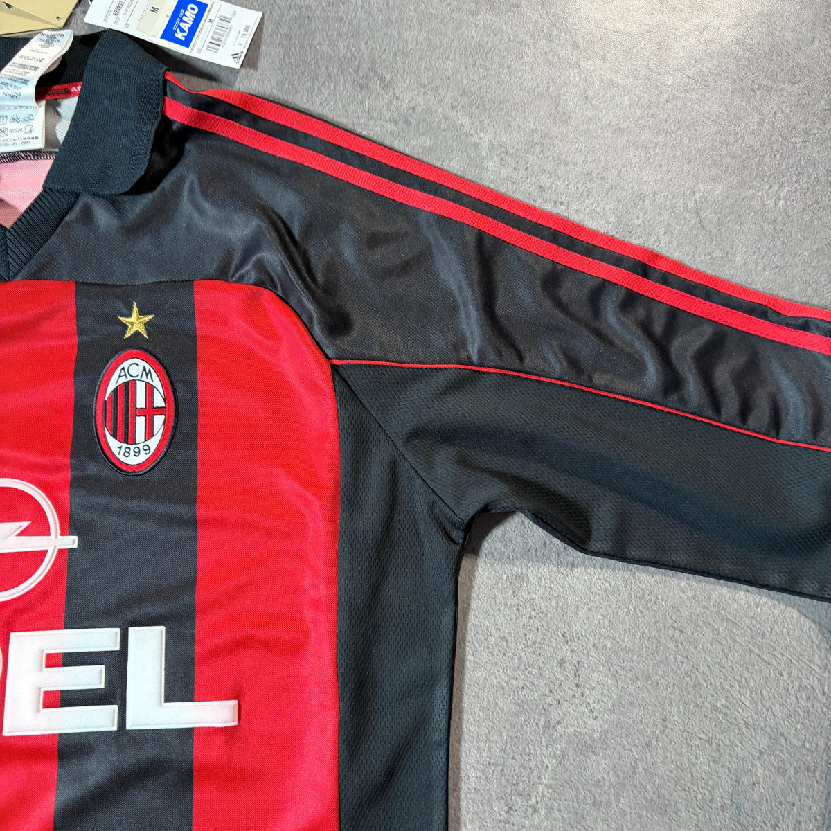 【BNWT正規品2000-2002 adidas AC Milan home L/S MALDINI #3】