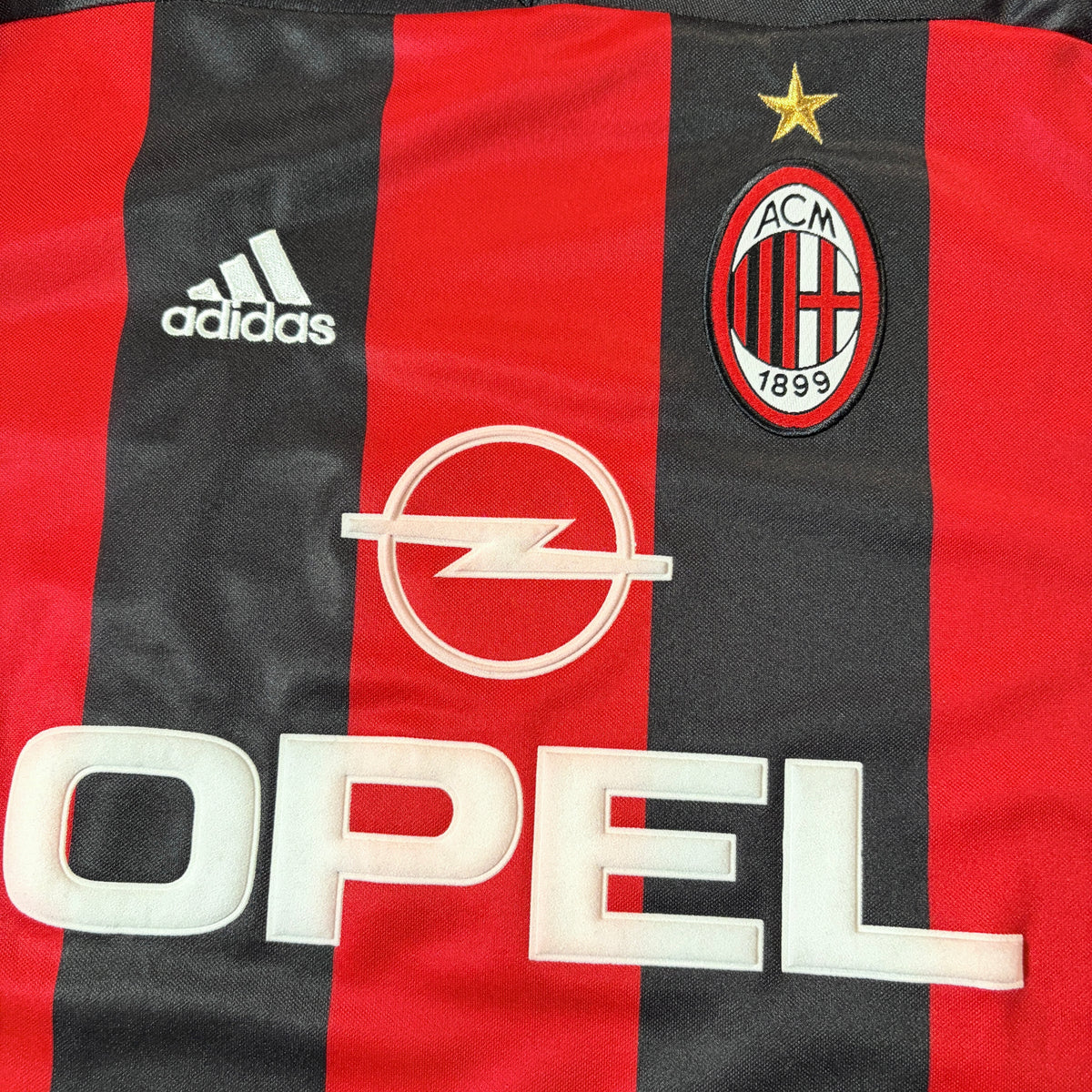 【BNWT正規品2000-2002 adidas AC Milan home L/S MALDINI #3】