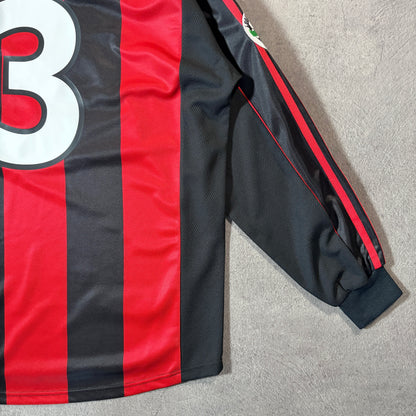 【BNWT正規品2000-2002 adidas AC Milan home L/S MALDINI #3】