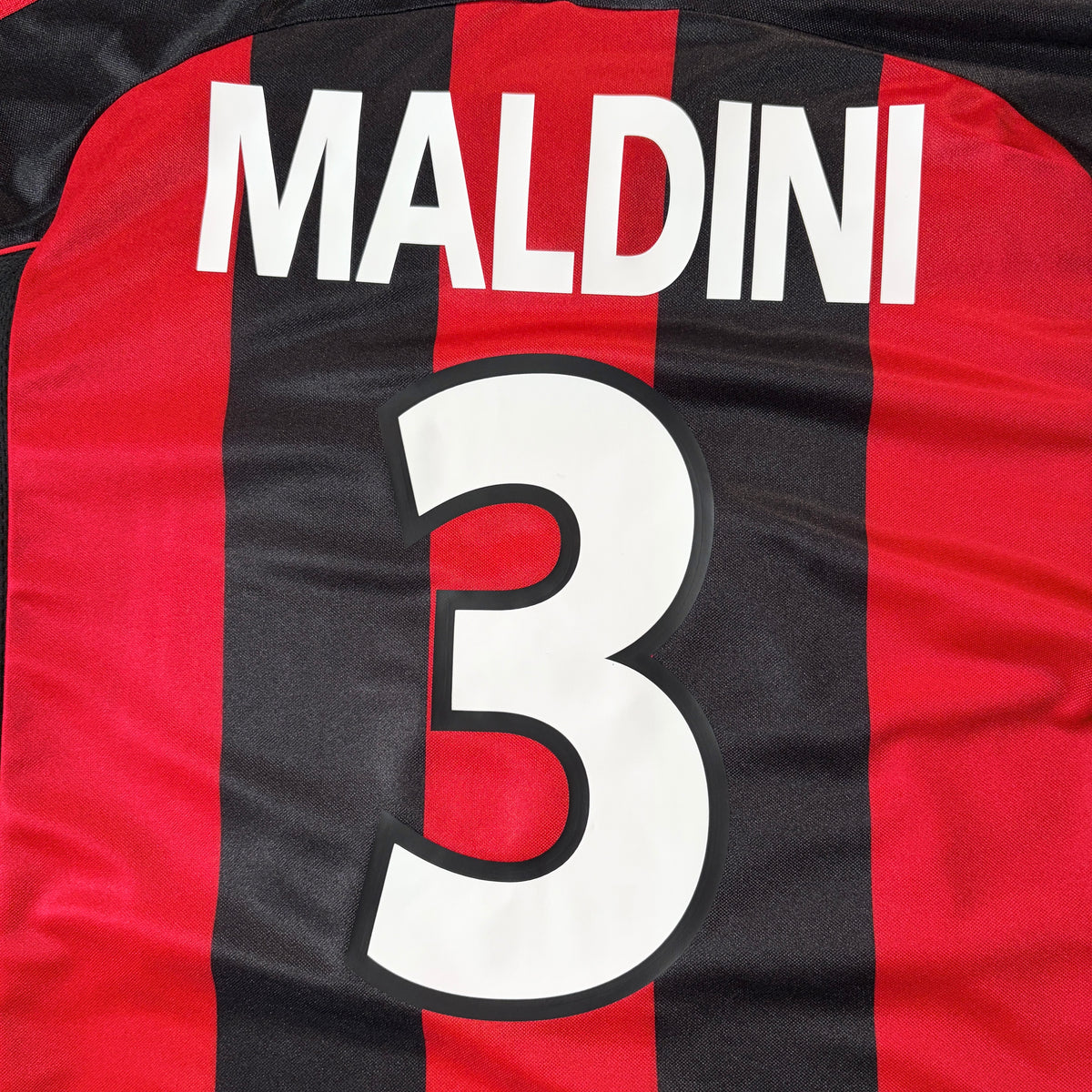 【BNWT正規品2000-2002 adidas AC Milan home L/S MALDINI #3】