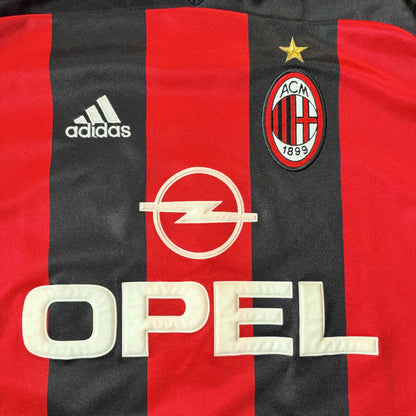 【正規品2000-2002 adidas AC Milan home L/S SHEVCHENKO #7】