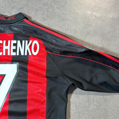 【正規品2000-2002 adidas AC Milan home L/S SHEVCHENKO #7】