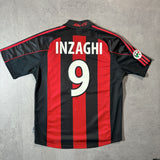 【正規品2000-2002 adidas AC Milan home INZAGHI #9】