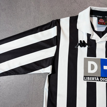 【正規品1999-2000 Kappa Juventus home L/S shirt】