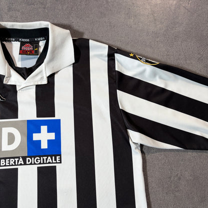【正規品1999-2000 Kappa Juventus home L/S shirt】