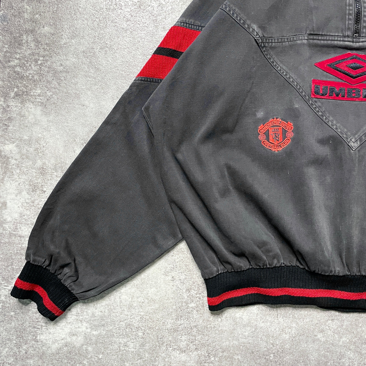 【正規品90s UMBRO Manchester United drill top】