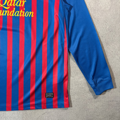 【正規品2011-2012 NIKE Barcelona home L/S shirt】