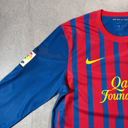 【正規品2011-2012 NIKE Barcelona home L/S shirt】
