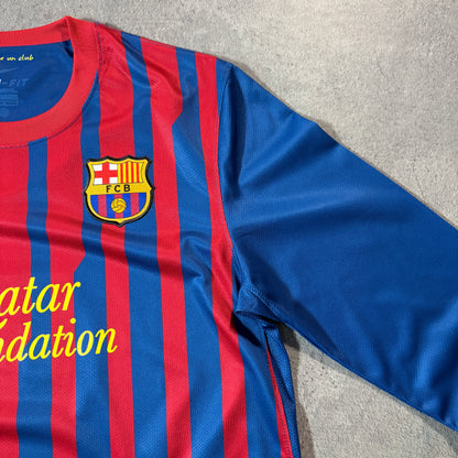 【正規品2011-2012 NIKE Barcelona home L/S shirt】