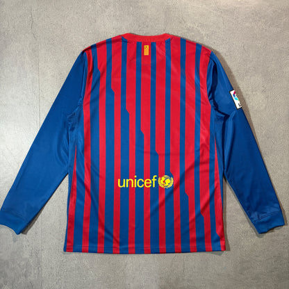 【正規品2011-2012 NIKE Barcelona home L/S shirt】