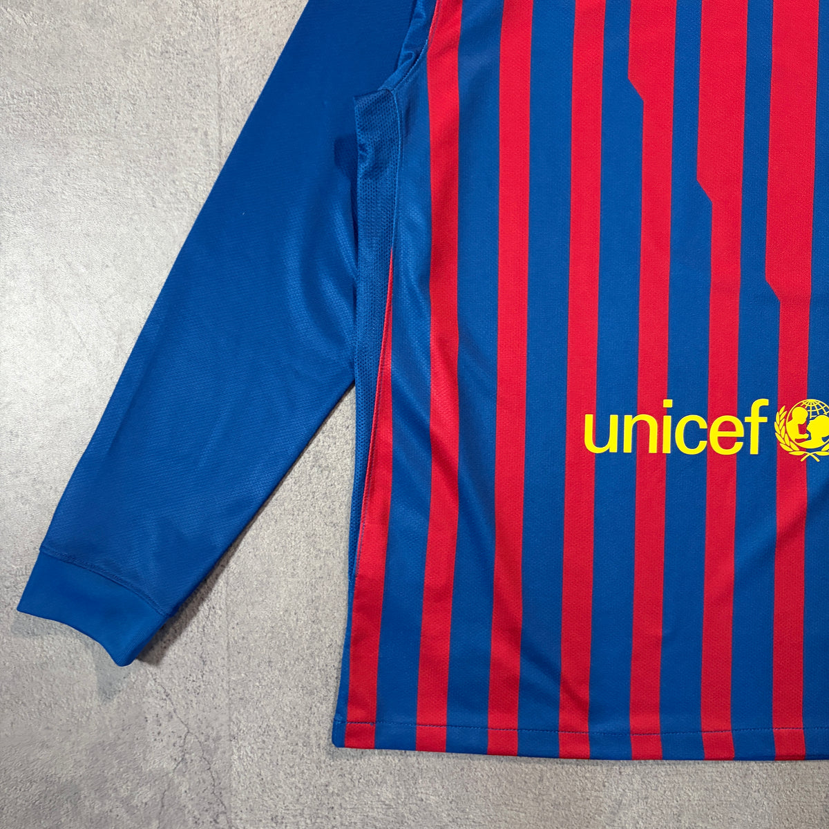 【正規品2011-2012 NIKE Barcelona home L/S shirt】