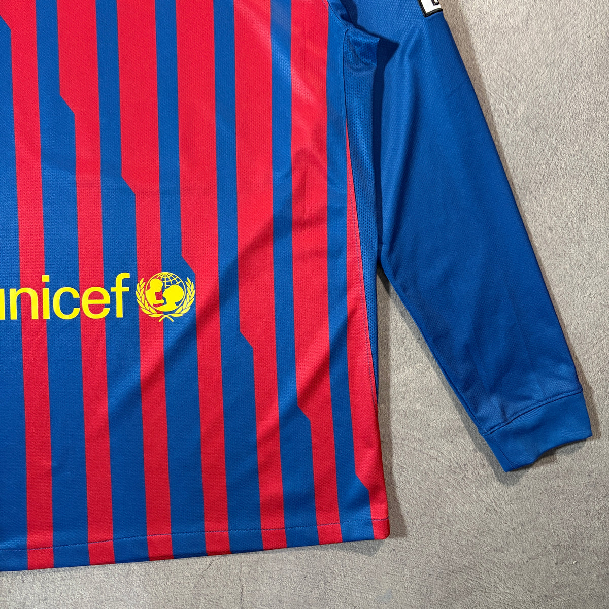 【正規品2011-2012 NIKE Barcelona home L/S shirt】