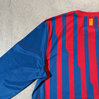 【正規品2011-2012 NIKE Barcelona home L/S shirt】