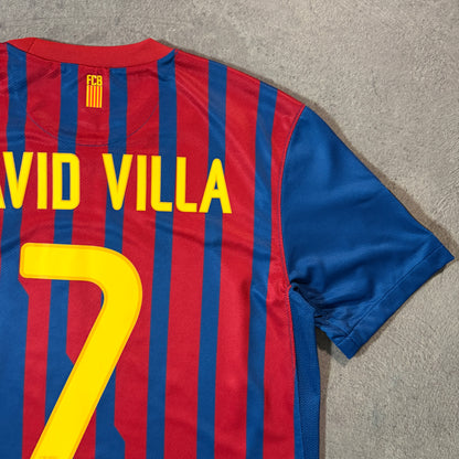 【正規品2011-2012 NIKE Barcelona home DAVID VILLA #7】