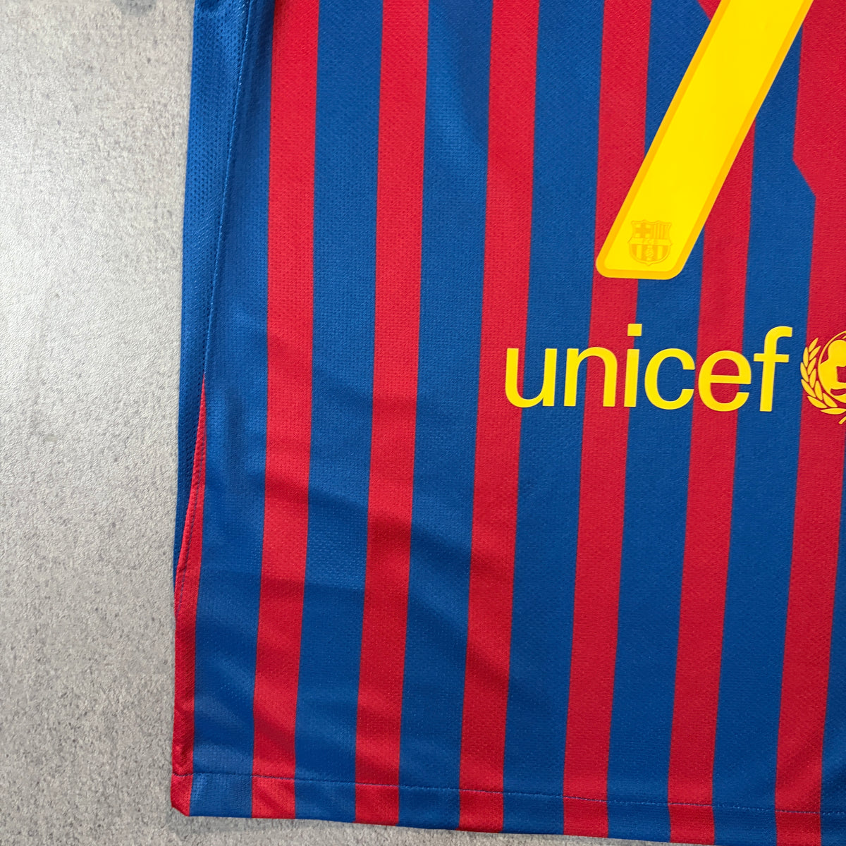 【正規品2011-2012 NIKE Barcelona home DAVID VILLA #7】