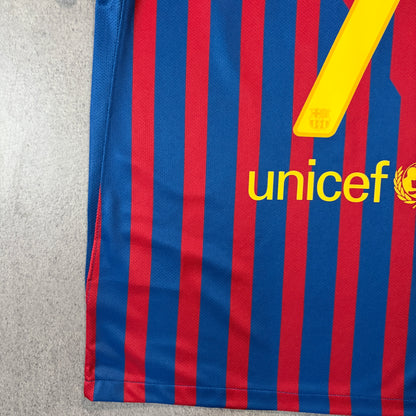 【正規品2011-2012 NIKE Barcelona home DAVID VILLA #7】