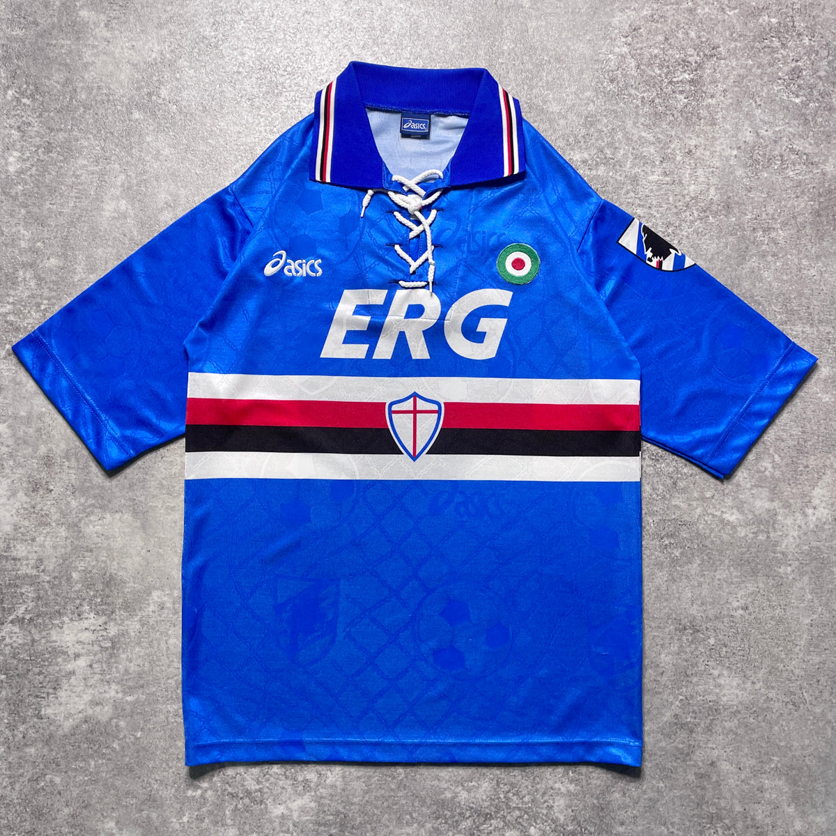 【正規品1994-1995 asics UC Sampdoria home shirt】