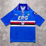 【正規品1994-1995 asics UC Sampdoria home shirt】