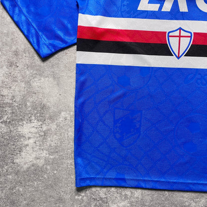 【正規品1994-1995 asics UC Sampdoria home shirt】