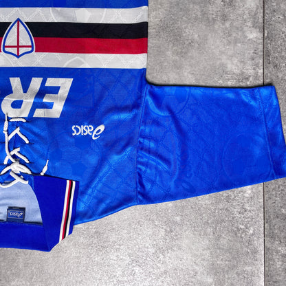 【正規品1994-1995 asics UC Sampdoria home shirt】