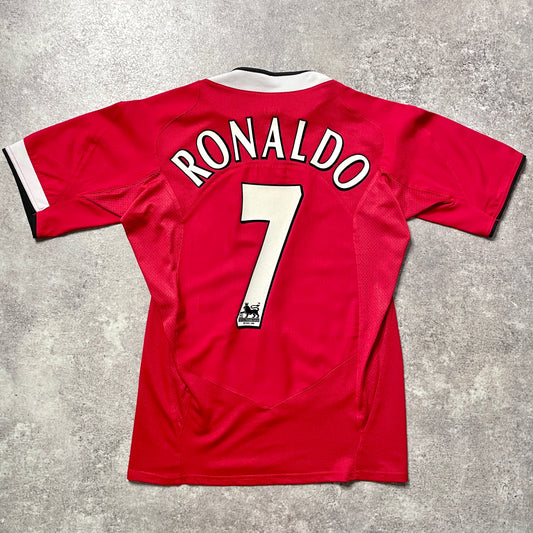 【正規品2004-2006 Manchester United home RONALDO #7】