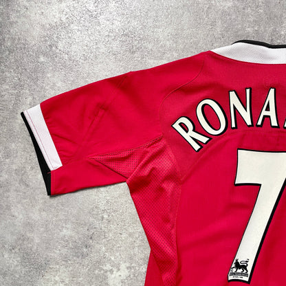 【正規品2004-2006 Manchester United home RONALDO #7】