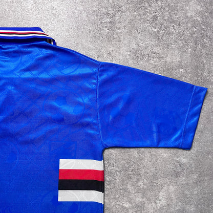 【正規品1994-1995 asics UC Sampdoria home shirt】