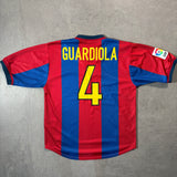 【正規品1998-2000 NIKE Barcelona home GUARDIOLA #4】