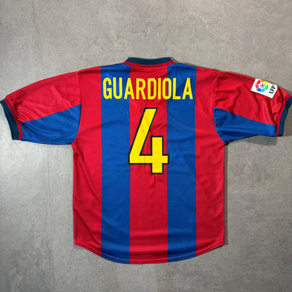【正規品1998-2000 NIKE Barcelona home GUARDIOLA #4】