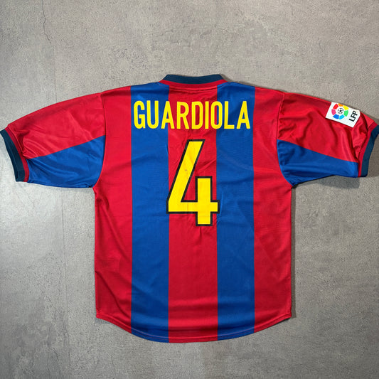 【正規品1998-2000 NIKE Barcelona home GUARDIOLA #4】