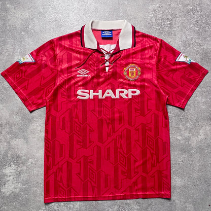 【正規品1992-1994 UMBRO Manchester United home CANTONA #7】
