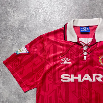 【正規品1992-1994 UMBRO Manchester United home CANTONA #7】