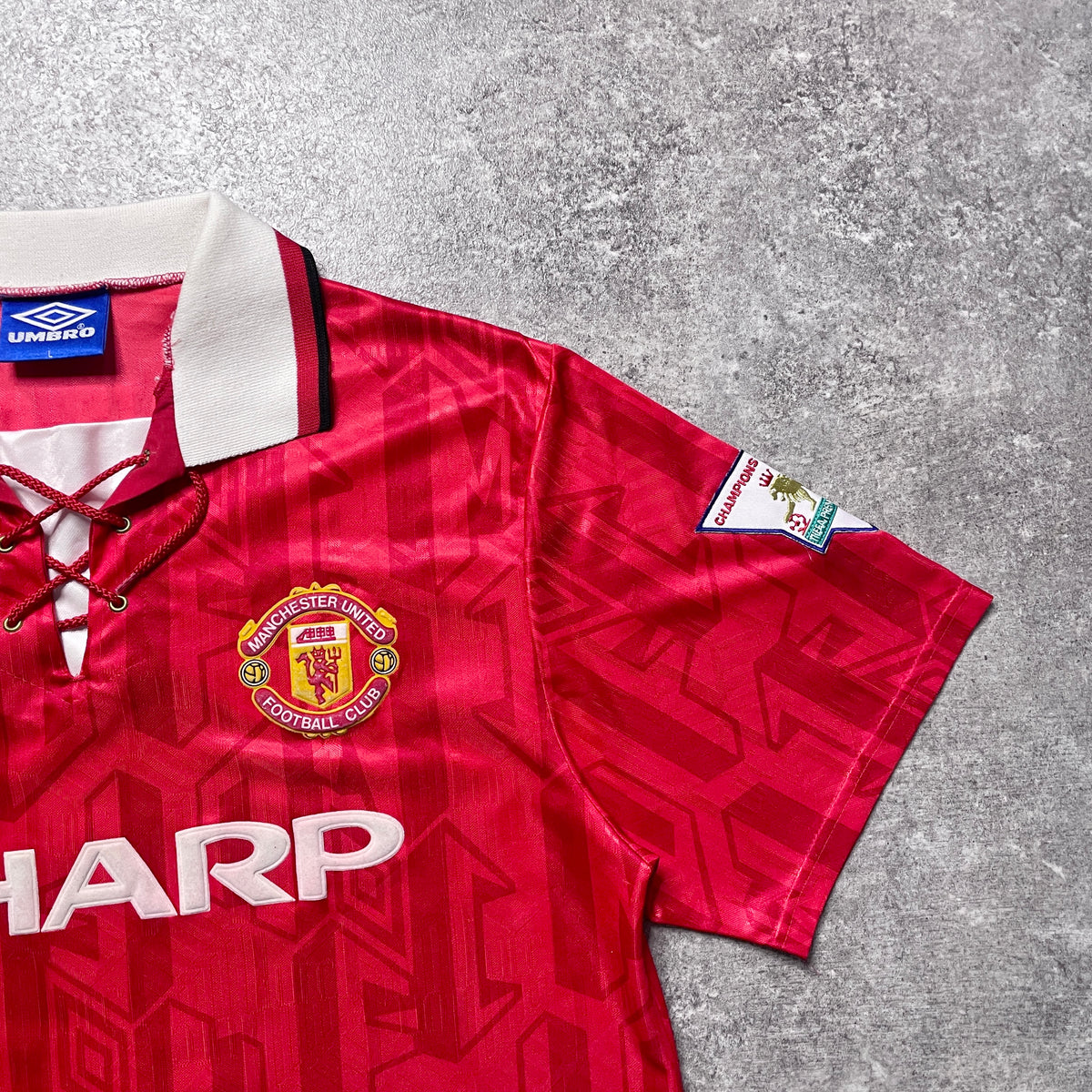 【正規品1992-1994 UMBRO Manchester United home CANTONA #7】