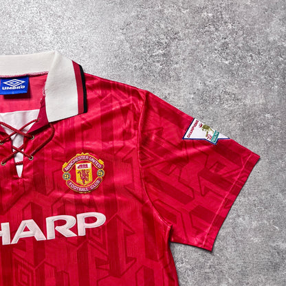 【正規品1992-1994 UMBRO Manchester United home CANTONA #7】