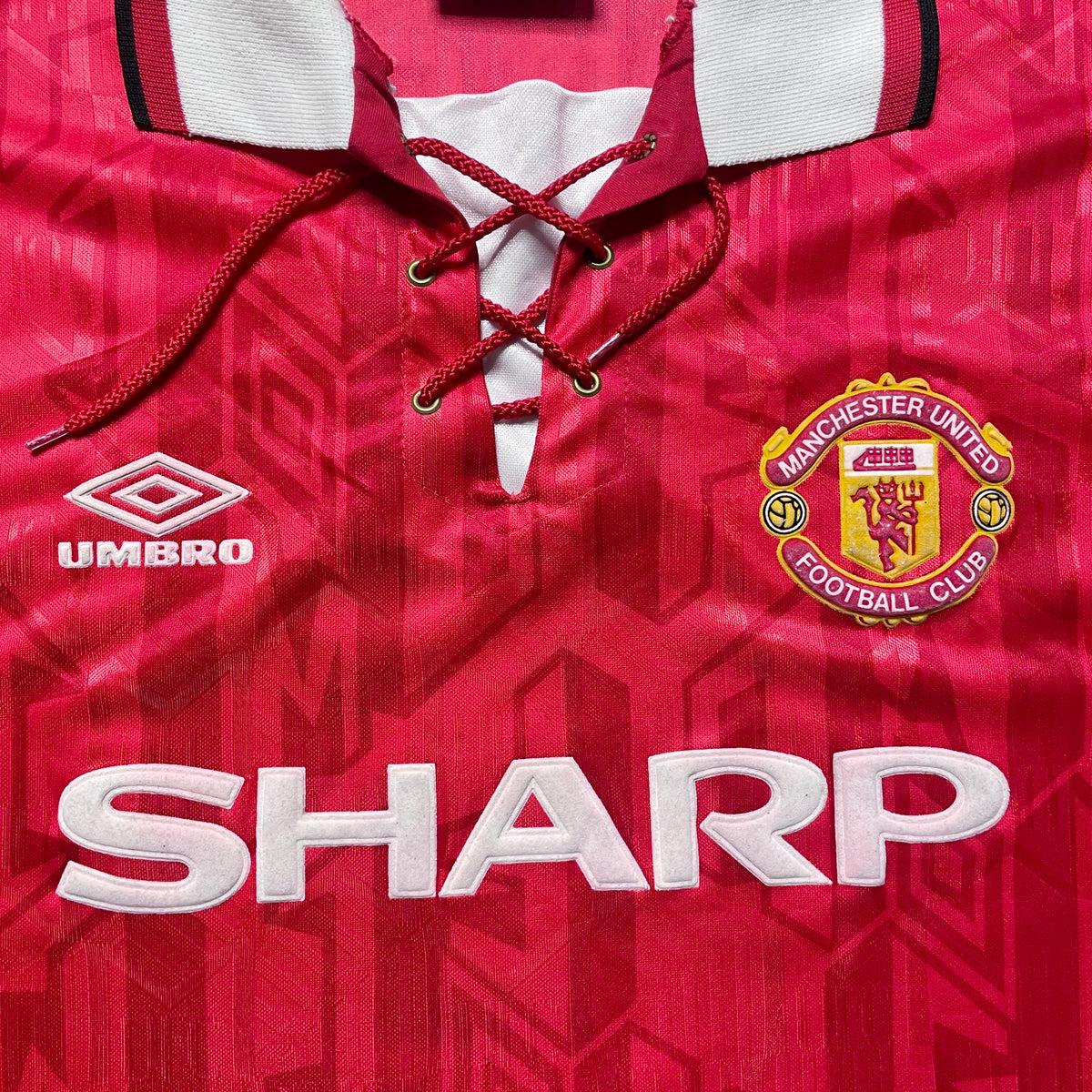 【正規品1992-1994 UMBRO Manchester United home CANTONA #7】