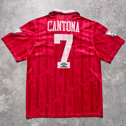 【正規品1992-1994 UMBRO Manchester United home CANTONA #7】
