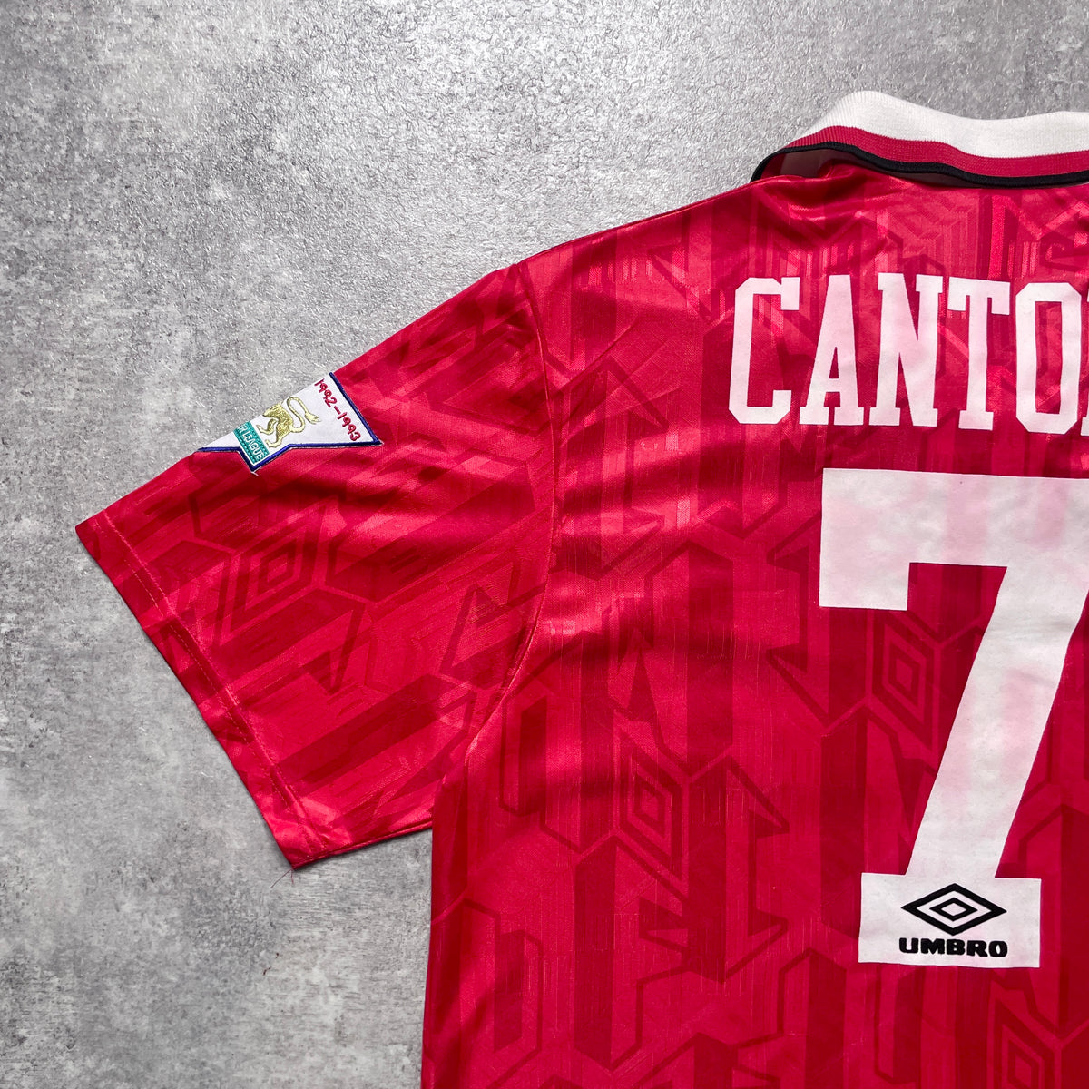 【正規品1992-1994 UMBRO Manchester United home CANTONA #7】