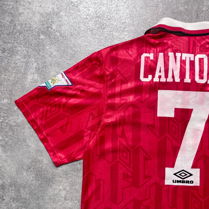 【正規品1992-1994 UMBRO Manchester United home CANTONA #7】