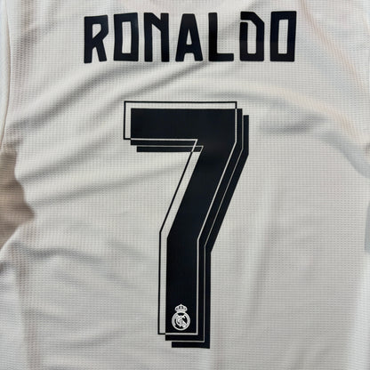 【正規品2015-2016 adidas Real Madrid home L/S RONALDO #7】