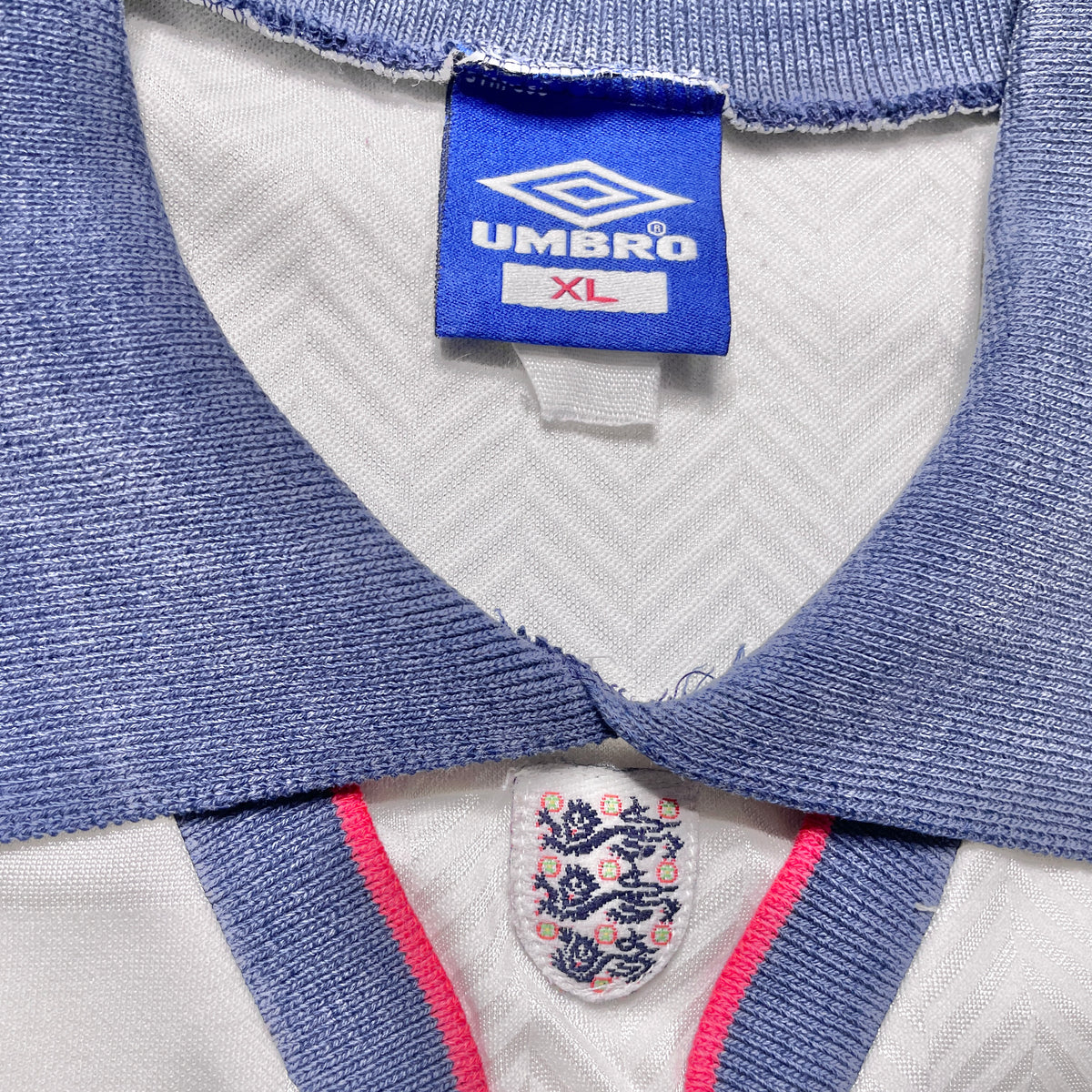 【正規品1993-1995 UMBRO England home shirt】