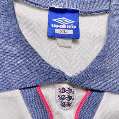 【正規品1993-1995 UMBRO England home shirt】